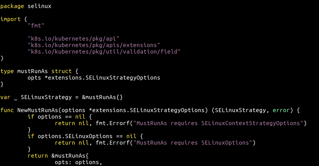 Linux runtime security frameworks