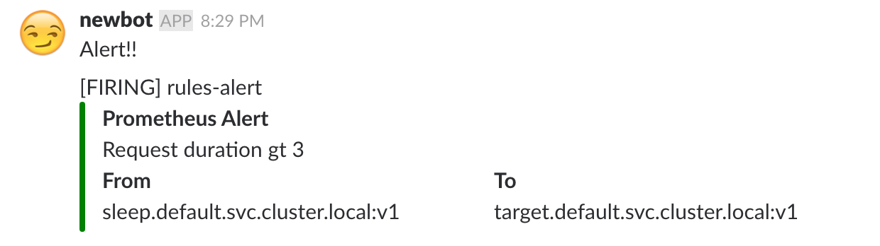 slack alert