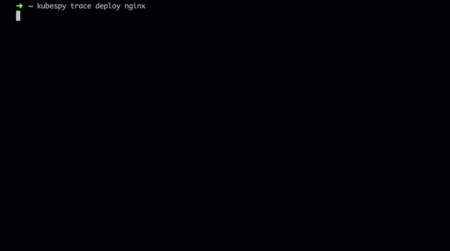 trace deployment rollout