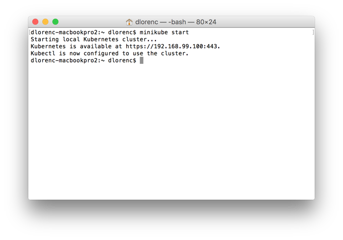 cluster starts